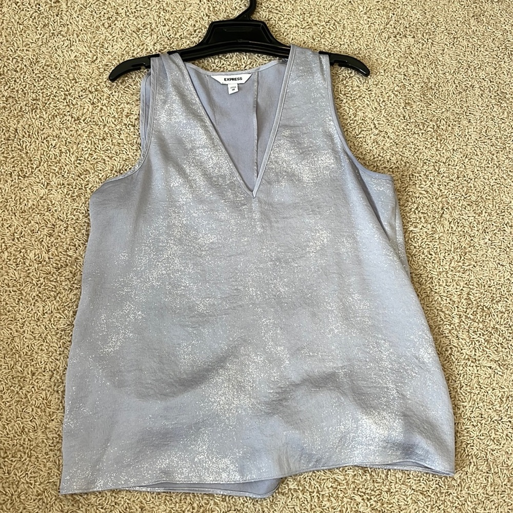 Silver express open back top